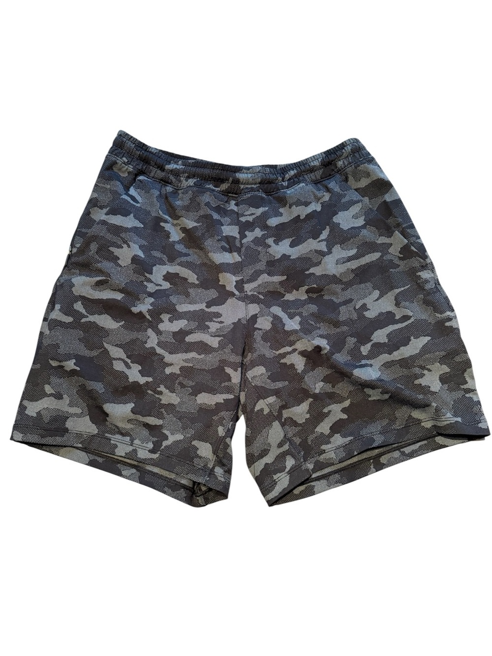 lululemon athletica Men's Gray Camo Athletic Shorts